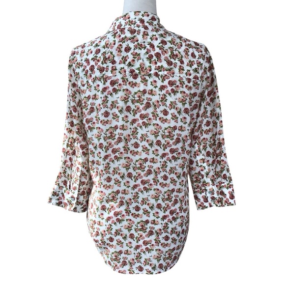 L’agence Ryan Floral Button Down Women’s Size Small $275. NEW - Picture 7 of 10